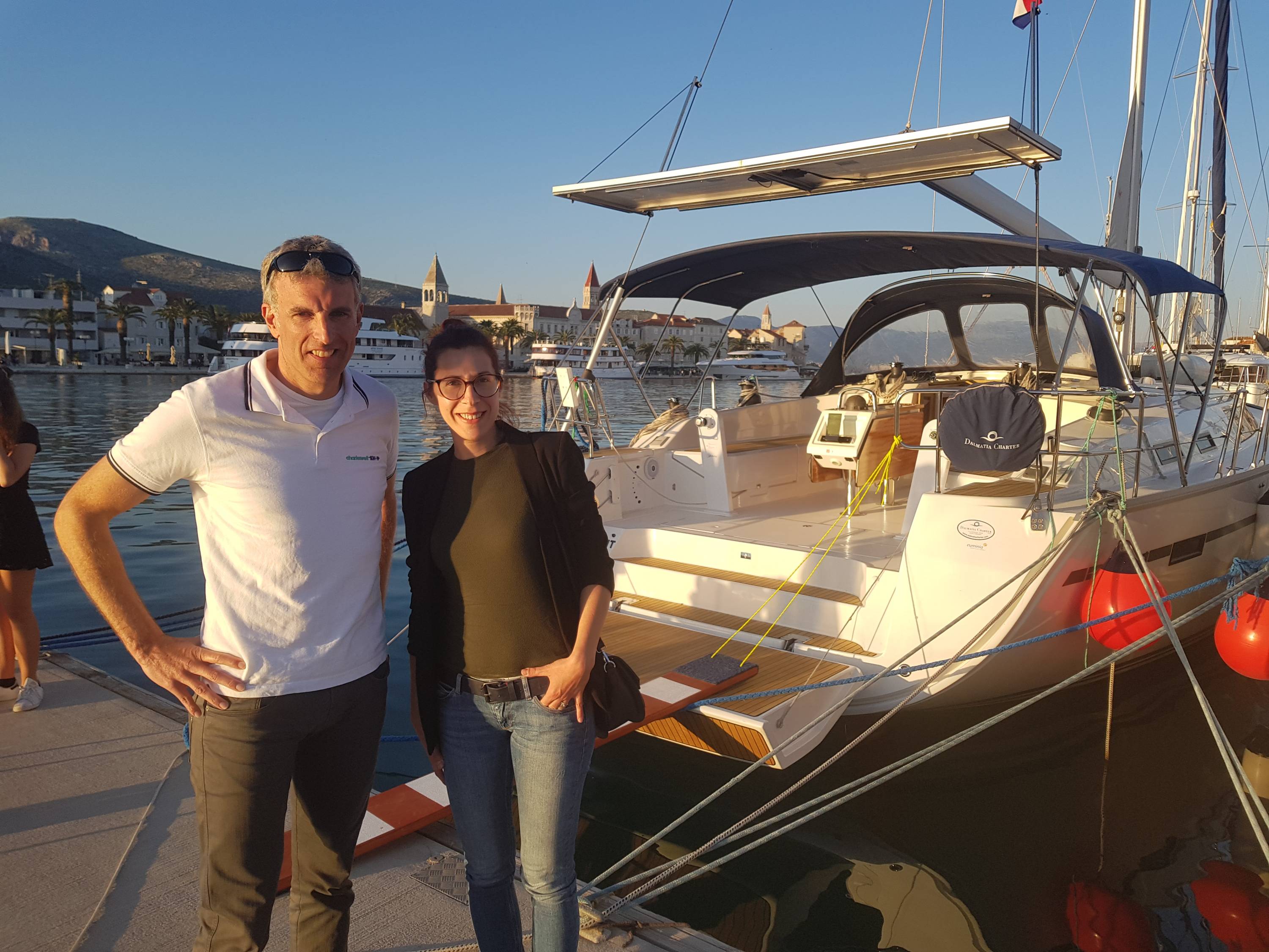 Waypoint vor der Altstadt in Trogir