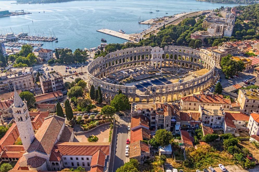 Hafen Pula in Kroatien