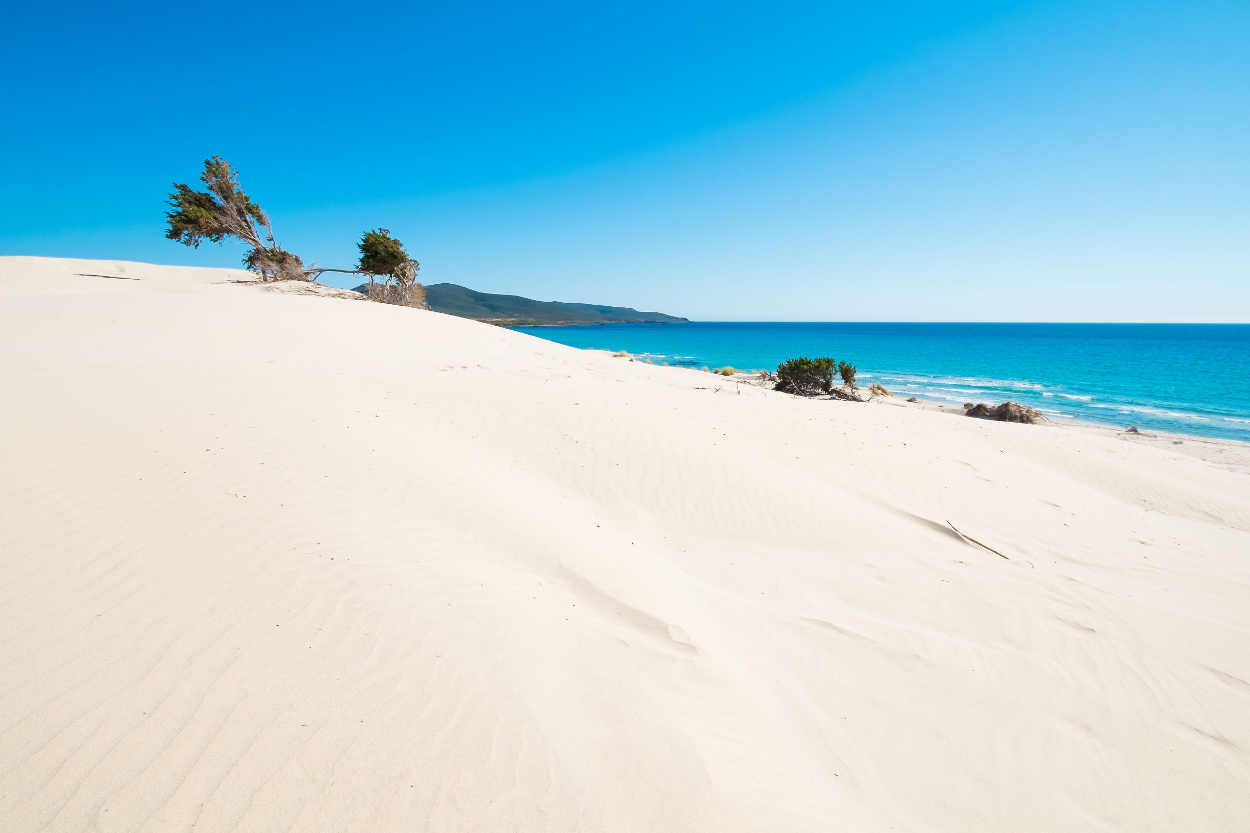 Yachtcharter Südsardinien Porto Pino Dünen